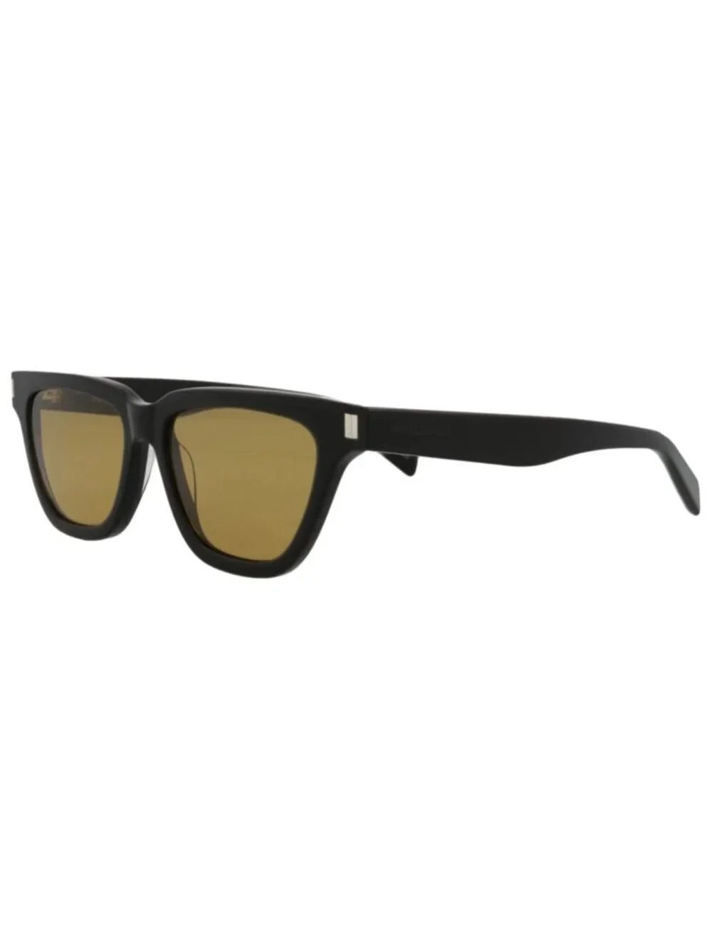 New Saint Laurent Women's Sunglasses Cat Eye Acetate Frame Black Black Yellow
